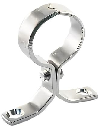 ODSUPPLIES - Bag of 5 - 15mm Chrome Pipe Clip Bracket | Also Available in 15mm, 22mm, 28mm, 35mm and 42mm