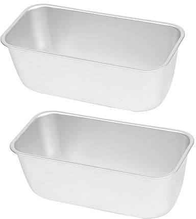 Garneck 2piezas Moldes Rectangulares Antiadherentes Molde Para Bizcocho y Tarta Para Hornear Pasteles