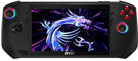 MSI Claw PC Gaming Portátil: Intel Ultra 7-258V, 7 Pulgadas FHD 120Hz Display, 32GB LPDDR5, 512GB NVMe SSD, Lector de Tarjetas MicroSD, Thunderbolt 4, Win 11 Inicio: Negro 7 AI+ A2VM-001US