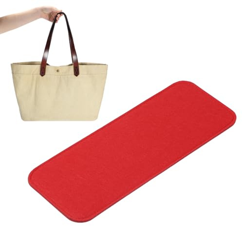 PATIKIL Felt Base Shaper 12x5 Inch Sagomatura Base Borsa Inserto Rosso | Bordo Arrotondato, per Borsa a Tracolla Zaino Borsa a Mano