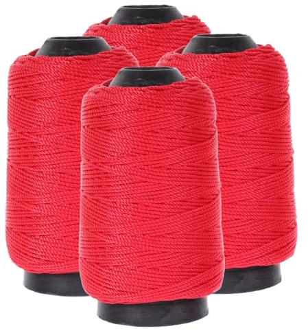 BESPORTBLE 4rotoli Resistente per Esterni in Nylon Spago per Piante e Giardinaggio Legaccio Flessibile da per Lavori Artigianali e Accessori da Giardinaggio