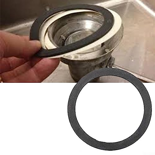 5pc Kitchen Sink Drain Gasket Rings Rubber Seal Washers for 3 1/2 Inch Strainers Leak Stop Technology