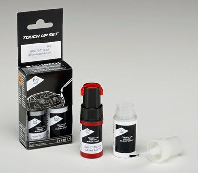 Mazda Lackstift Set (2x9ml) Lackreparatur Zubehör Farbe 47S Platinum Quartz