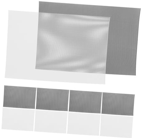 HOMSFOU 10 Stück Teiliges Eye Mesh für Masken Wasserdichtes PVC Material Hochtransparentes Atmungsaktives Netz für Fursuit und Cosplay Accessoires DIY Bastelmaterial für Realistische
