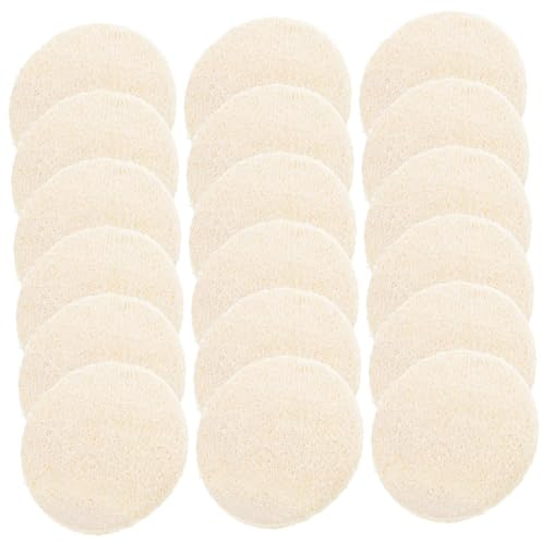 Homoyoyo Pads und Natürlichem Peelingpads Stück Gesicht Luffa 36 Vielseitig Gesichtspeeling Tiefenreinigend für Tägliche Hautpflege im Bad