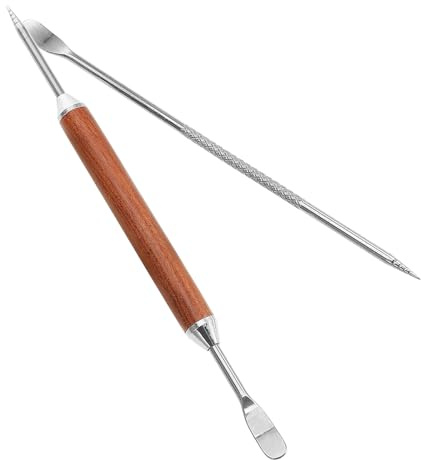 BESPORTBLE Penna per Latte Art in Acciaio Inossidabile 2 Pezzi Strumento per Decorare Caffè e Latte Macchiato Utensile Professionale Portatile per Baristi e Appassionati di Cappuccino
