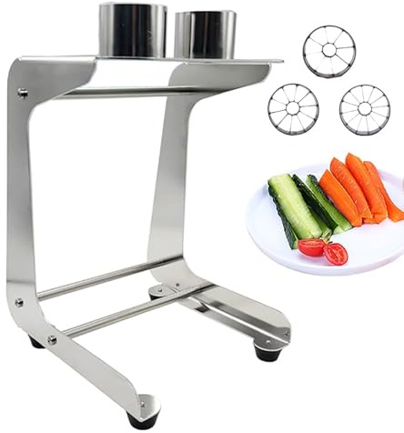 Herramienta de corte manual de zanahoria de acero inoxidable, cortador de pepino con diámetro de corte de 45 mm, hoja de tira de 8/10/12 para sushi, ensalada y preparación de comidas