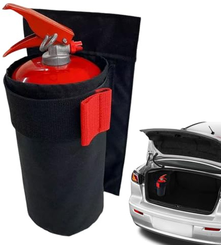 Soporte para de incendios de coche, de correa elástica Oxford, soporte para , para interior de cajuela, seguridad de vehículo, automóvil, SUV