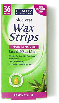 Beauty Formulas hair removal wax strips – Face & Bikini Line by Beauty Formulas