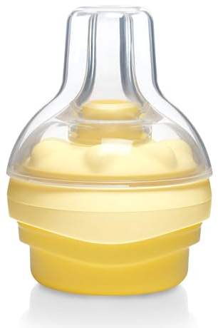Medela Slow Flow BPA- Breastmilk Teat with 250 ml Bottle - Teat with zer and fridge safe bottle, for expressing, storing and feeding