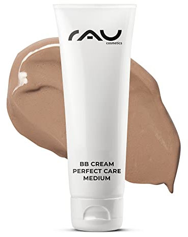 Silikonölfreie BB Cream Medium SPF12 alle Hauttypen auch für sensible Haut 75 ml - Make-Up, Pflege, UV-Schutz, Glow - Getönte Tagescreme mit Zink, Vitamin E, Mandelöl, Pantheno LSF12