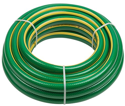 Meister Schlauch Kreuzgewebe, 19,05 mm (3/4 Zoll) - 20 m Länge - Zur Bewässerung kleiner Flächen - Trittfest und Abriebfest - UV-beständig, Gartenschlauch aus Erst-PVC, Wasserschlauch, 9920310