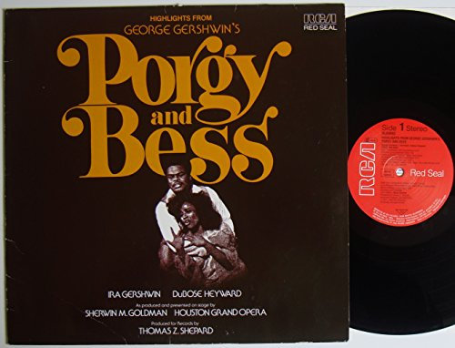George Gershwin - Highlights From George Gershwin's Porgy And Bess - 12 LP 1978 - RCA Red Seal RL 84680 - German Press