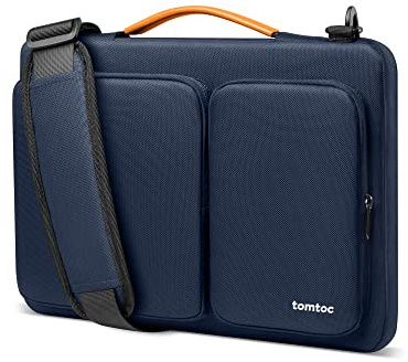 tomtoc 360° Laptoptasche 13 Zoll für MacBook Air M5/M4/M3/M2/M1 2026-2020 | Laptop Tasche Kompatibel mit MacBook Neo, Surface Pro 11/10/9, iPad Air M4 & iPad Pro, Platz für Ladegerät, Maus und Zubehör