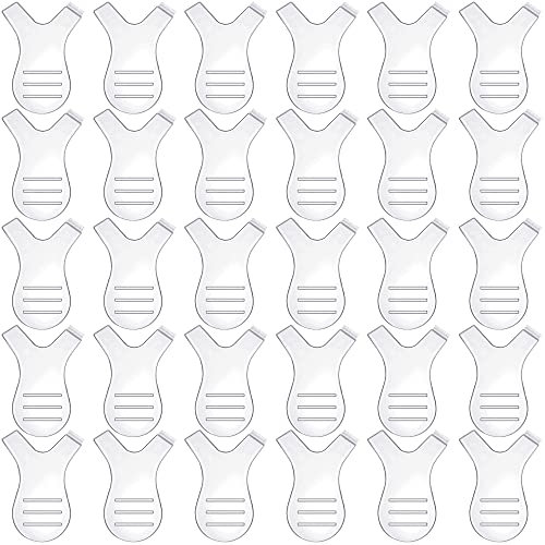 30 Pièces Brosse à Cils en Forme Y Pinceau à Cils Pinceau Cils en Silicone Greffage Cil pour Outil de Maquillage des Cils