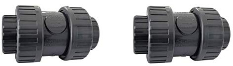 well2wellness® PVC-Kegelrückschlagventil Rückschlagventil 50mm - 2 Stück (200220)
