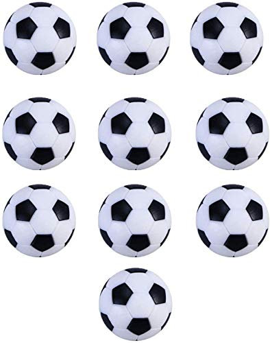 Istloho 10X Tischbälle Tischfußball Zubehör Mini Ball Kicker Bälle Kickerbälle Speedball Tischfussball Tischkicker, 32 mm