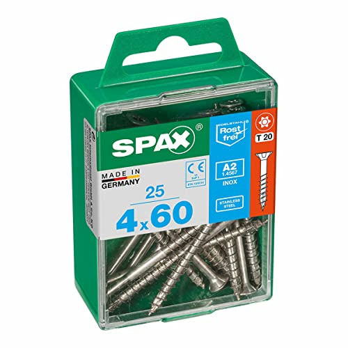 Vis Spax 'T-Star Plus A2' Edelstahl 60 x 4 mm - 25 Stück