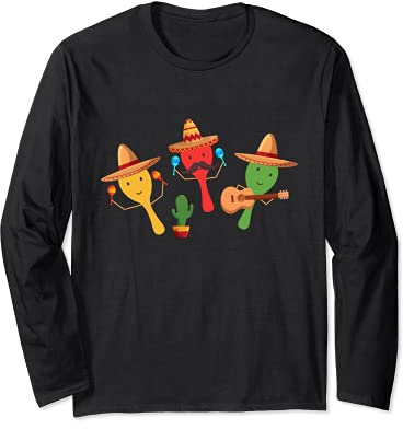 Maracas Giocano Rumba Shaker Musica Messicana Percussione Maglia a Manica