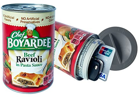 Fake Can Safes Diversion Secret Stash Safes (Ravioli)