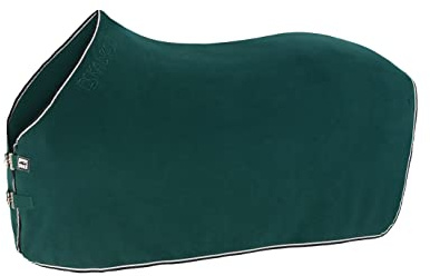 Eskadron Abschwitzdecke Fleece Contrast BlackBerry, racinggreen & ashblue