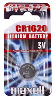 Pile Bouton au Lithium 3V CR1620