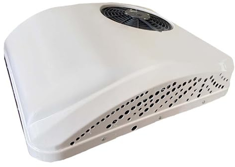 Condizionatore D'aria per Camper 12V/24V CC, 2 in 1 Con Funzioni Raffreddamento E Riscaldamento, Aria Condizionata Da Parcheggio per Auto, 12V