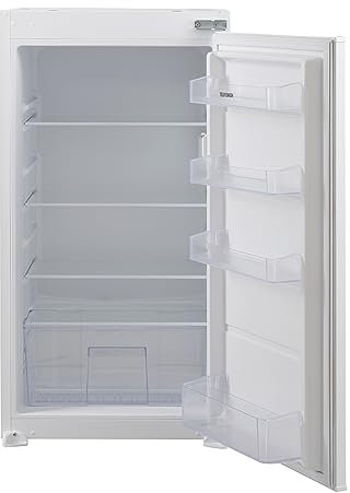 TELEFUNKEN EK102S160E Einbaukühlschrank ohne Gefrierfach | 102cm Nische | Schlepptür-Technik | 154 Liter Nutzinhalt | Temperaturregelung | Weiß