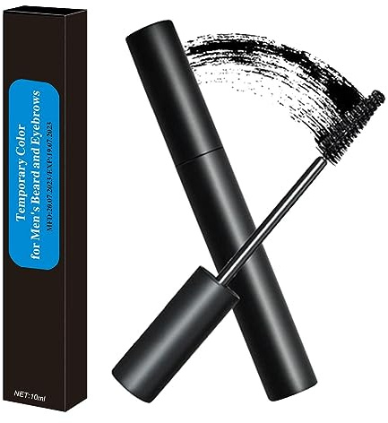 Crema colorante per barba,Tintura per sopracciglia colorante per pennello da barba da 0,3 once | Con il bastoncino colorante per barba a prova di sbavature per riempire facilmente la barba a Gimocool