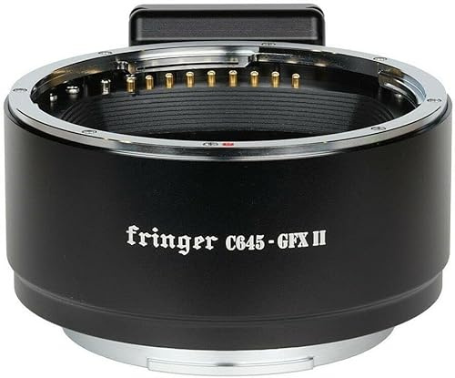 C645-GFX II Smart Adapter Auto Focus Camera Mount Adapter Ring Compatible with All Contax 645 Lenses Compatible to Fuji GFX100/100S/GFX50S/50R/50S II Cameras Adapter