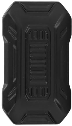 Fidget Slider, Metal Push Card Fidget Toys Alloy Fidget Clicker för Pojkvän, Make och Far (BLACK)