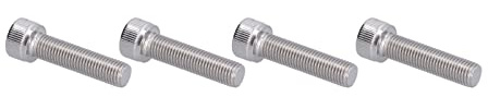 M10X1 25 Schraube M10 1,25 4 Stück Sechskantschraube Innensechskantschraube A2 Edelstahl 1,25 Mm Fine Pitch Fastener Hardware (M10*40)