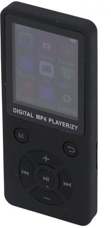 Lettore MP3 MP4 da 64 GB con 5.0, Lettore Musicale HiFi Portatile, Schermo da 1,8 Pollici, Chip di Decodifica Professionale, per Esercizi Sportivi, Corsa, Viaggi (BLACK)