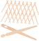 LABRIMP 100 Pairs Chopsticks Helper Wooden Tweezers Disposable Training Little Combined Chopstick Clips Wooden Pastry Tongs for Cooking & Serving BBQ Fried Food Bread