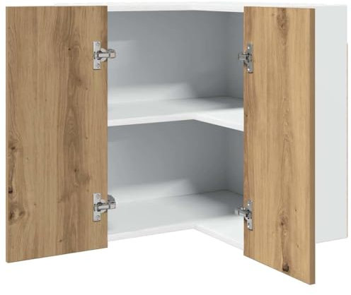 IBUQDDV Unterschrank Küchenschränke Sideboard Vorratsschrank Eck-Hängeschrank Artisan-Eiche 57x57x60 cm Holzwerkstoff für Esszimmer, Wohnzimmer, Küche