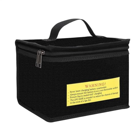 Brandstation batteriminne – batteriarrangörslåda, batterihållare | utomhussäkerhetslagerbehållare, elektroniska enheter, laddningstillbehör, säkerhetsorganisatör hög kapacitetssäkerhet för, Ett
