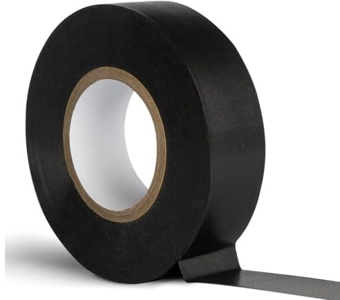 PVC Electrical Tape-insulation tape-Waterproof Heat Resistant Tape 20m x 19mm - Strong Heavy Duty, Sticky, PVC Electric Insulation Tape for Wires, and Cables (5)