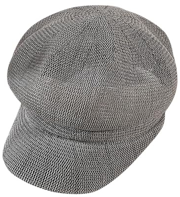 Cexiakong Gorro de paja de papel para mujer, monocolor, gorra para el sol, boina, boina de Newsboy, gorra de globo con visera para cuatro estaciones