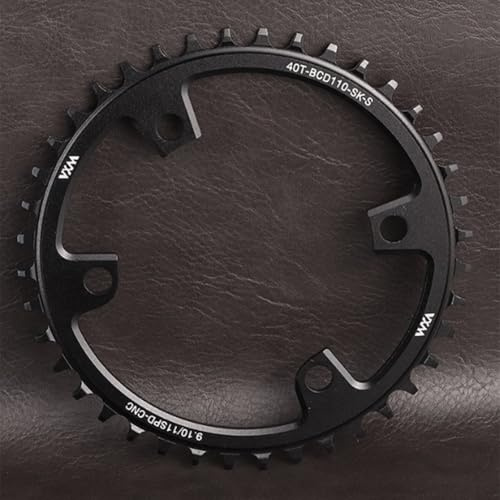 Plato para bicicleta de carretera, 110BCD, 4 pernos con diente ancho estrecho, opciones de 36T y 44T disponibles (42T)