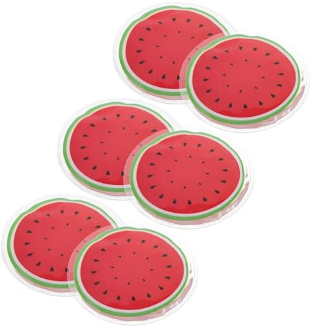 Beatifufu Impacco Freddo per Occhi 6 Pezzi Gel Refrigerante Riutilizzabile in Pvc, Lenitivo e Rinfrescante, per Sollievo da Gonfiore e Irritazioni