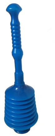VILLFUL Pompa Stura WC Blu per Bagno Sturalavandini per Scarichi Intasati di Vasca Doccia e Lavabo Strumento Facile da Usare per Pulizia degli Scarichi