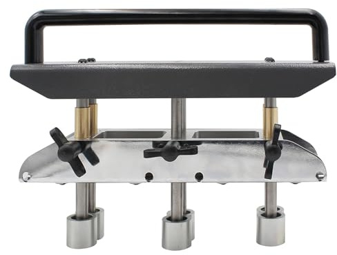 Generic Herramienta para Doblar Metal de 0 a 90° Dobladora de Rodillos Estable de 3 Estaciones para Placas de Metal de 0,01 a 0,04 Pulgadas, Dobladora de para Techos, Cabina de Información, Panel