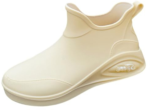 Generisch Zapatos de senderismo para hombre, botas de lluvia, botas de pesca, botas de goma antideslizantes, para jardinería, canotaje, camping, vela, pesca, zapatos feos para hombre