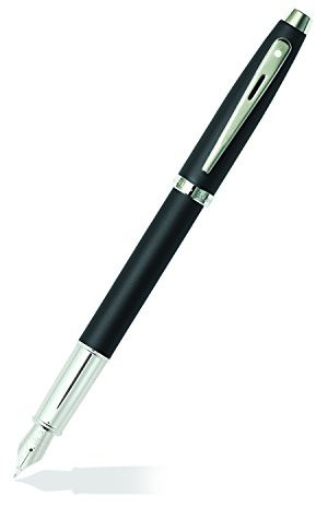 Sheaffer 100 Series Medium Nib Fountain Pen - Matte Black