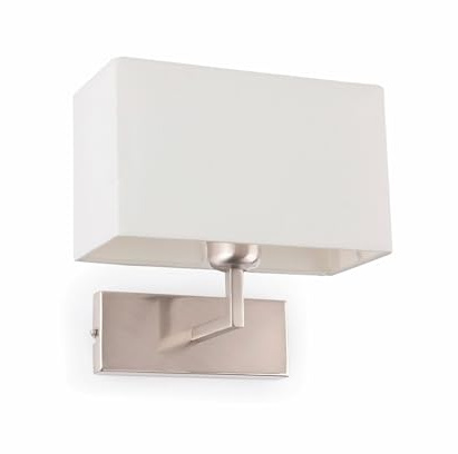 Faro Barcelona 62988 - RODA Lampada da parete nichel opaco