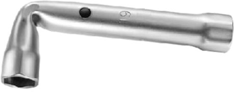 Dönges Sechskant-Steckschlüssel, DIN 899, abgewinkelt, SW 8 x 8 mm 1060-8 (Steckschlüssel Rohrschlüssel Winkelschlüssel Rohrsteckschlüssel Pfeifenkopfschlüssel), gehärtet, verzinkt