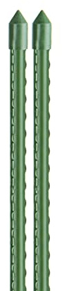 bellissa Rankhilfe Rankstäbe Pflanzenstütze 25er-Set Kunststoff grün 90 cm | Hochwertige Pflanzstäbe mit Stahlkern Ø 8 mm aus Plastik, widerstandsfähig für Rankpflanzen, Garten & Balkon