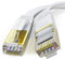 HiiPeak Cavo Ethernet Cat 8 Piatto, Cavo Lan RJ45 40 Gigabit/S - 2000 MHz, Cavo Rete Bianco 1m