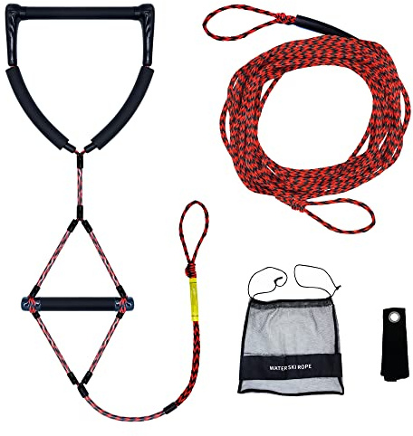 Cyberoctopus Schwimmendes 2-teiliges Wasserskiseil und Griff Combo 23m/75Ft