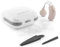 InnovaGoods Amplificateur de Son Rétro-Auriculaire Compact, Classe IIA, Ergonomique et Adaptable, Volume Réglable, Bouton de Réglage et de Contrôle, avec Bâtonnet et Brosse de Nettoyage Inclus.